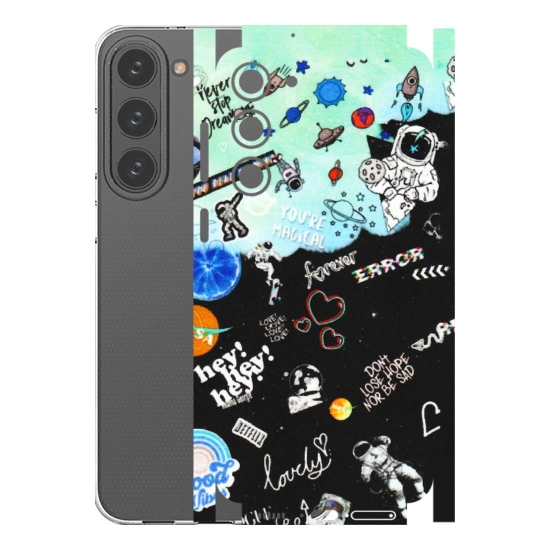 Samsung A/S Series Phone Skins (All Models) - Living In A Space Dream - Matte Finish (M-46) Samsung Galaxy S23 Plus (5G)