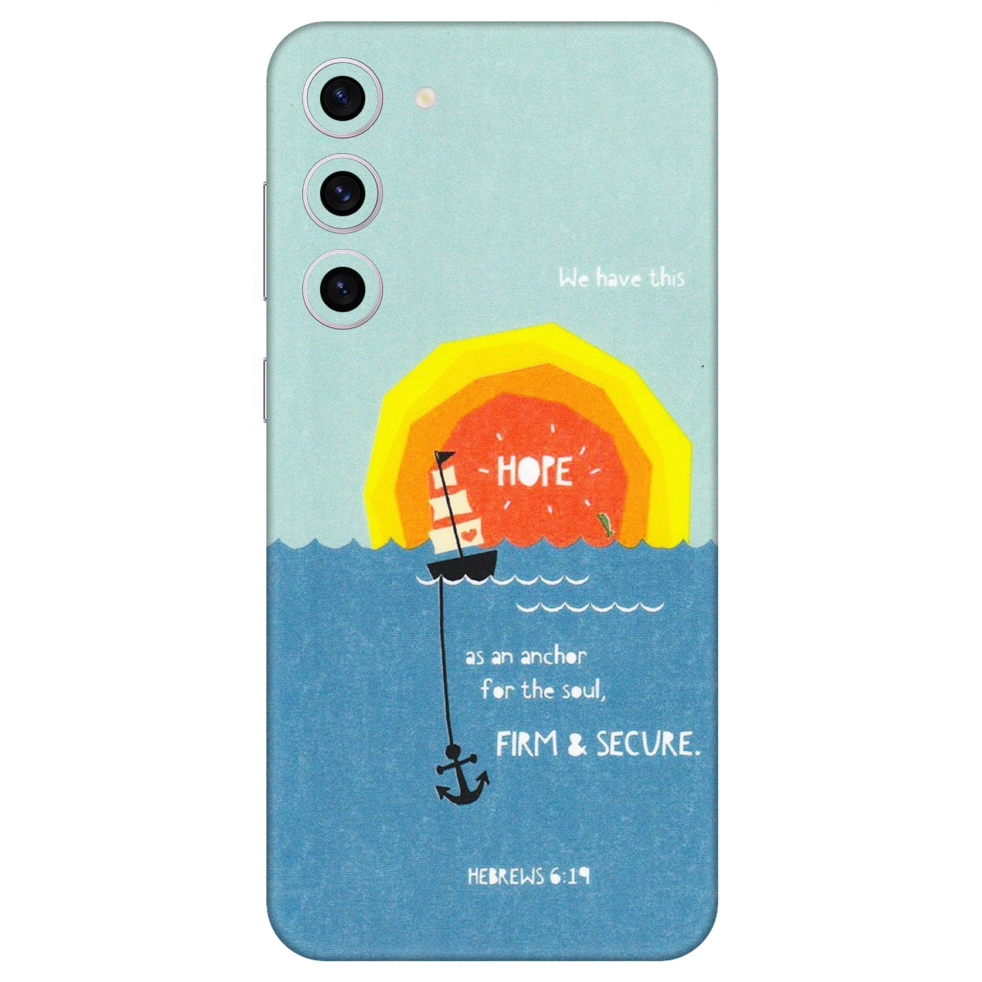 Samsung A/S Series Phone Skins (All Models) - A Beautiful Sunset of Hope - Matte Finish (M-75) Samsung Galaxy S23 Plus (5G)