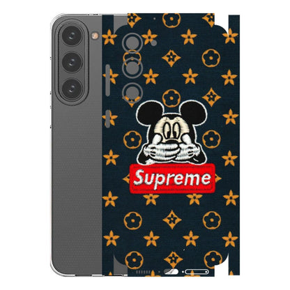 Samsung A/S Series Phone Skins (All Models) - Mickey Supreme - Matte Finish (M-83) Samsung Galaxy S23 Plus (5G)