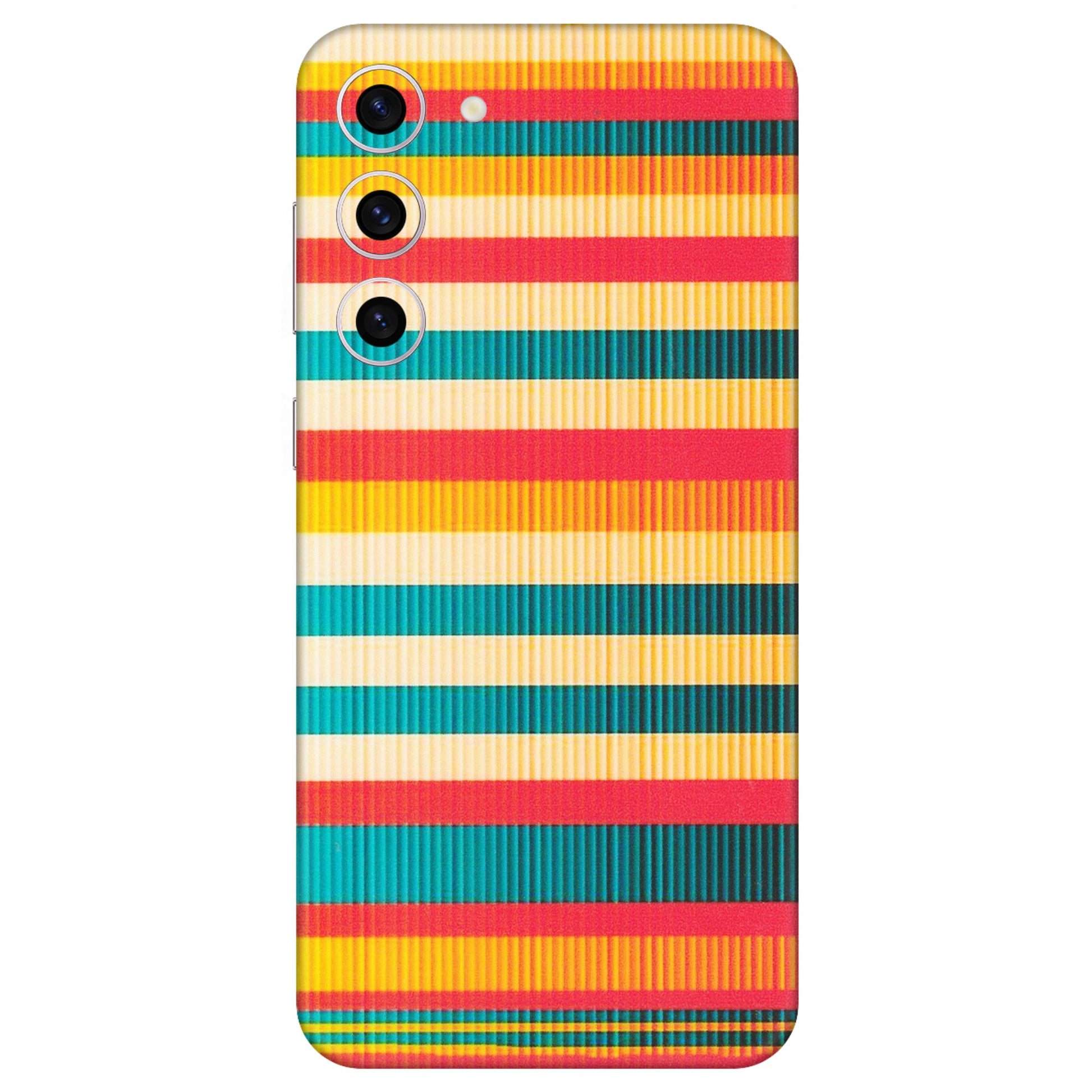 Samsung A/S Series Phone Skins (All Models) - Colourful Stripes Soothing Effect - Matte Finish (M-86) Samsung Galaxy S23 Plus (5G)