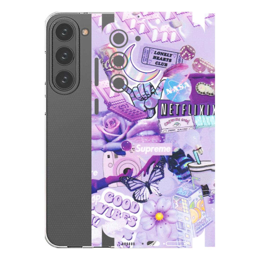 Samsung A/S Series Phone Skins (All Models) - Supreme Purple Magic - Matte Finish (M-88) Samsung Galaxy S23 Plus (5G)