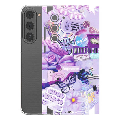 Samsung A/S Series Phone Skins (All Models) - Supreme Purple Magic - Matte Finish (M-88) Samsung Galaxy S23 Plus (5G)