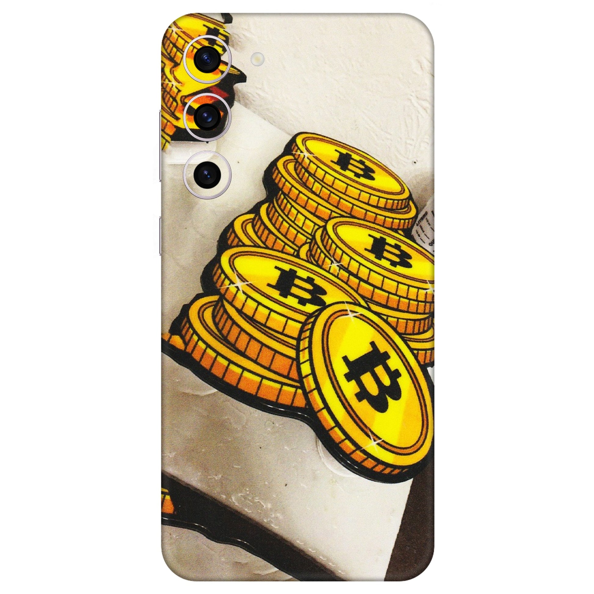 Samsung A/S Series Phone Skins (All Models) - Billionaire Bitcoin Collection - Matte Finish (M-92) Samsung Galaxy S23 Plus (5G)