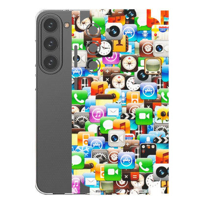 Samsung A/S Series Phone Skins (All Models) - All Apple Icons - Matte Finish (M-93) Samsung Galaxy S23 Plus (5G)