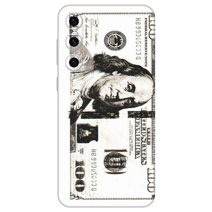 Samsung A/S Series Phone Skins (All Models) - 100 Dollar Currency - Transparent Finish (T-01) Samsung Galaxy S23 Plus (5G)