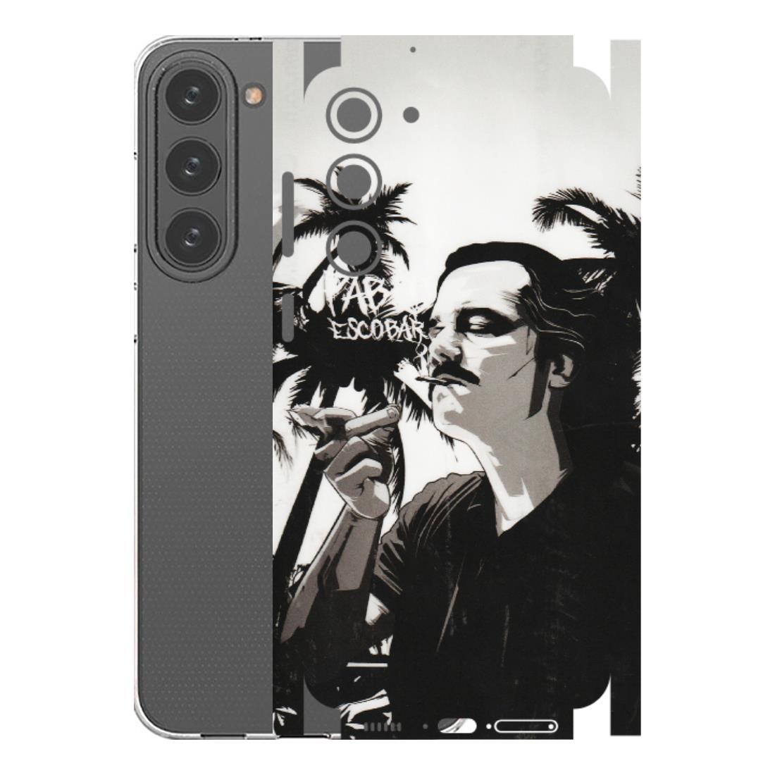Samsung A/S Series Phone Skins (All Models) - Pab Escobar - Transparent Finish (T-05) Samsung Galaxy S23 Plus (5G)