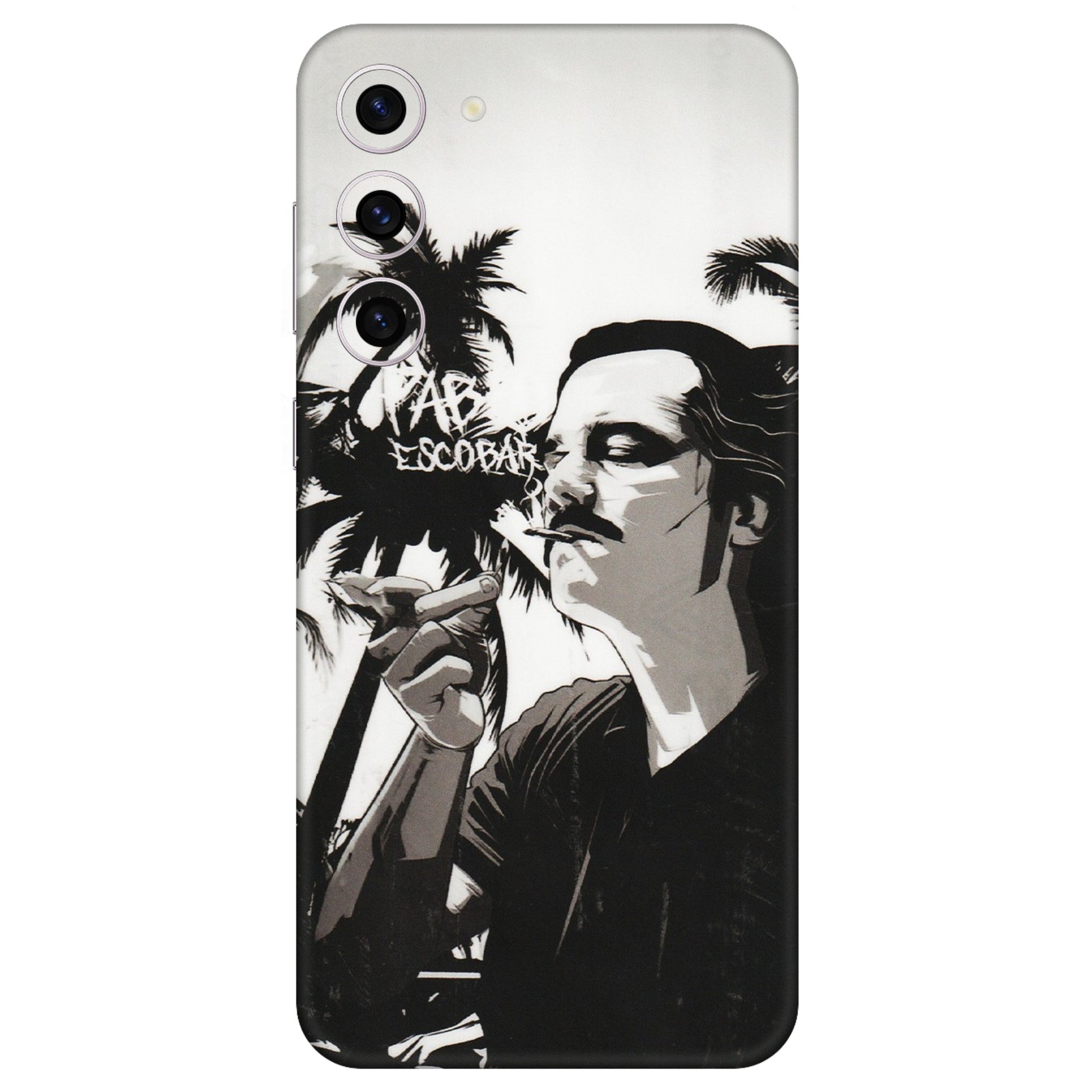 Samsung A/S Series Phone Skins (All Models) - Pab Escobar - Transparent Finish (T-05) Samsung Galaxy S23 Plus (5G)