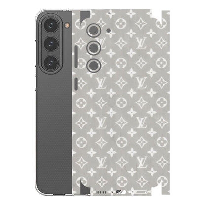 Samsung A/S Series Phone Skins (All Models) - Luxury Brands Logo - Transparent Finish (T-07) Samsung Galaxy S23 Plus (5G)