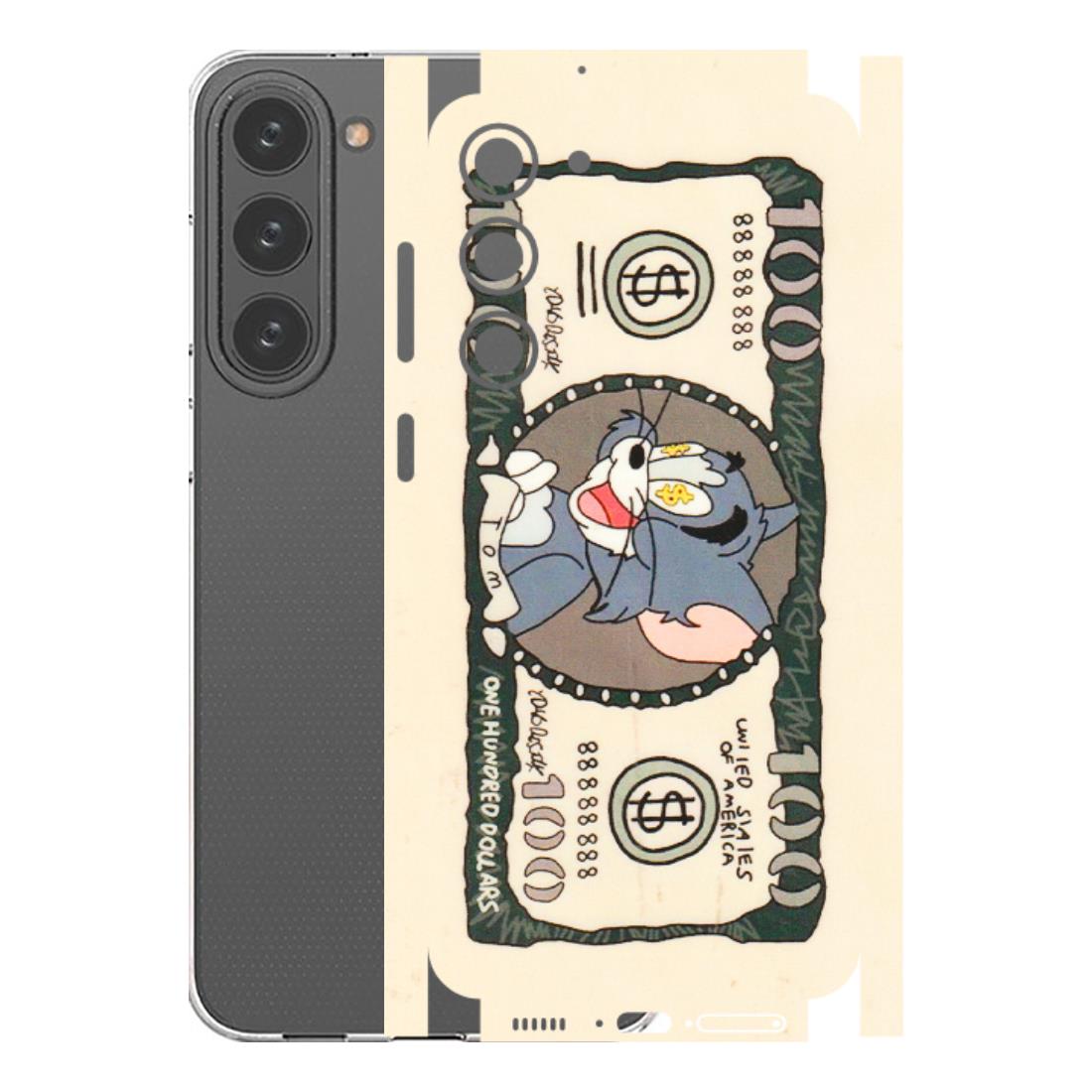 Samsung A/S Series Phone Skins (All Models) - One Hundred Dollar Tom - Transparent Finish (T-16) Samsung Galaxy S23 Plus (5G)