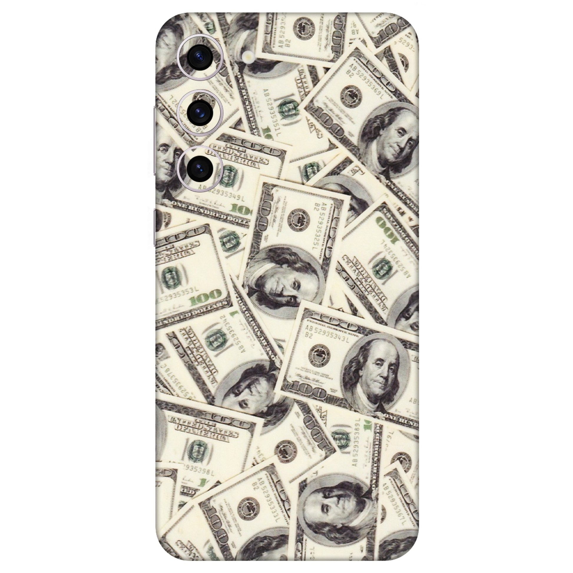 Samsung A/S Series Phone Skins (All Models) - Dollar Lover - Transparent Finish (T-17) Samsung Galaxy S23 Plus (5G)