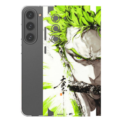 Samsung A/S Series Phone Skins (All Models) - Roro Taku Anime - Transparent Finish (T-18) Samsung Galaxy S23 Plus (5G)