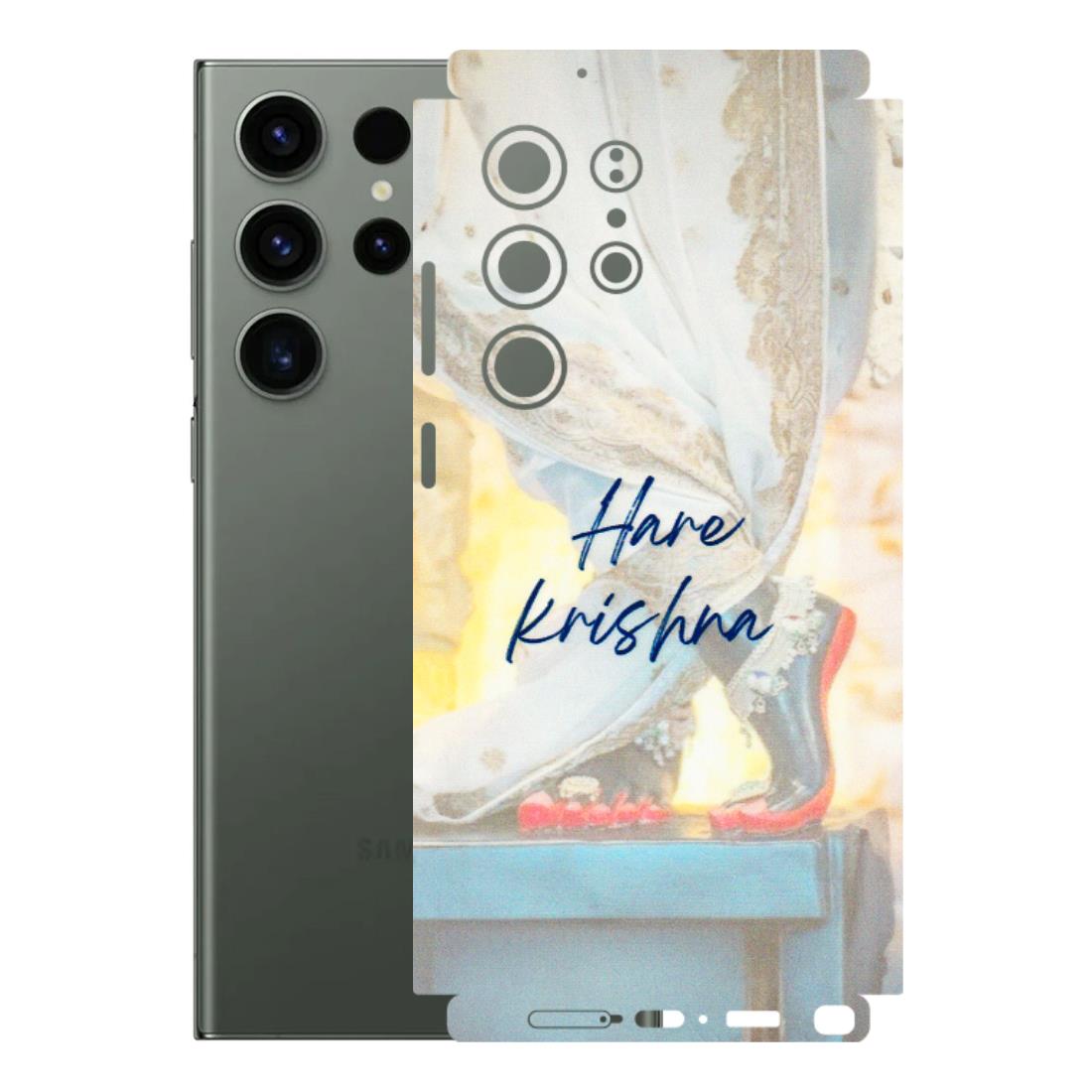Samsung A/S Series Phone Skins (All Models) - Hare Krishna - 3D Embossed Finish (L-03) Samsung Galaxy S23 Ultra (5G)