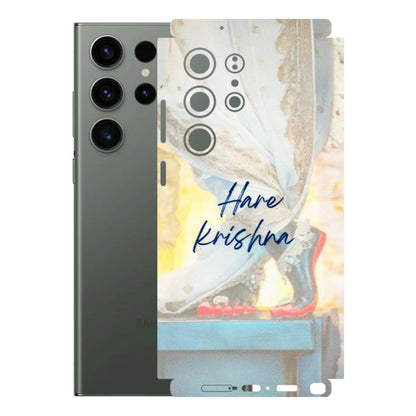 Samsung A/S Series Phone Skins (All Models) - Hare Krishna - 3D Embossed Finish (L-03) Samsung Galaxy S23 Ultra (5G)