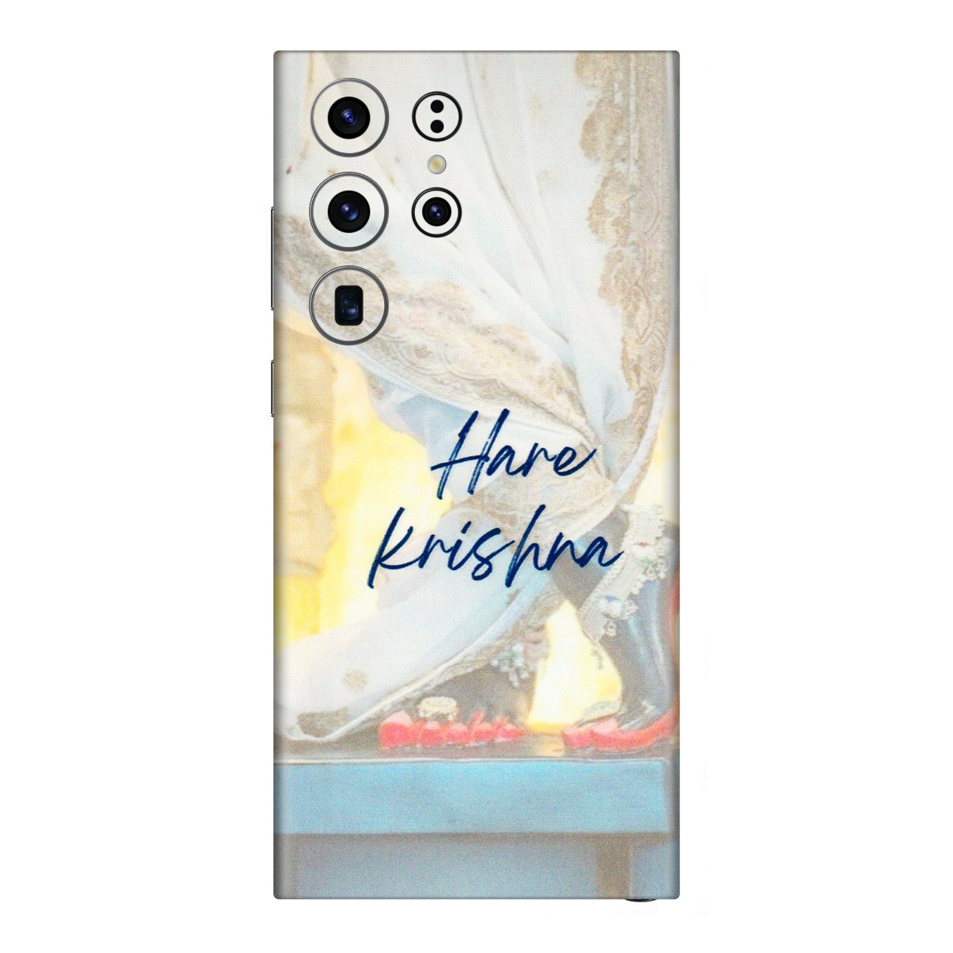 Samsung A/S Series Phone Skins (All Models) - Hare Krishna - 3D Embossed Finish (L-03) Samsung Galaxy S23 Ultra (5G)