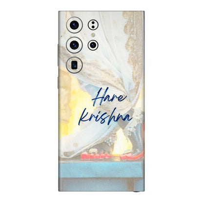 Samsung A/S Series Phone Skins (All Models) - Hare Krishna - 3D Embossed Finish (L-03) Samsung Galaxy S23 Ultra (5G)