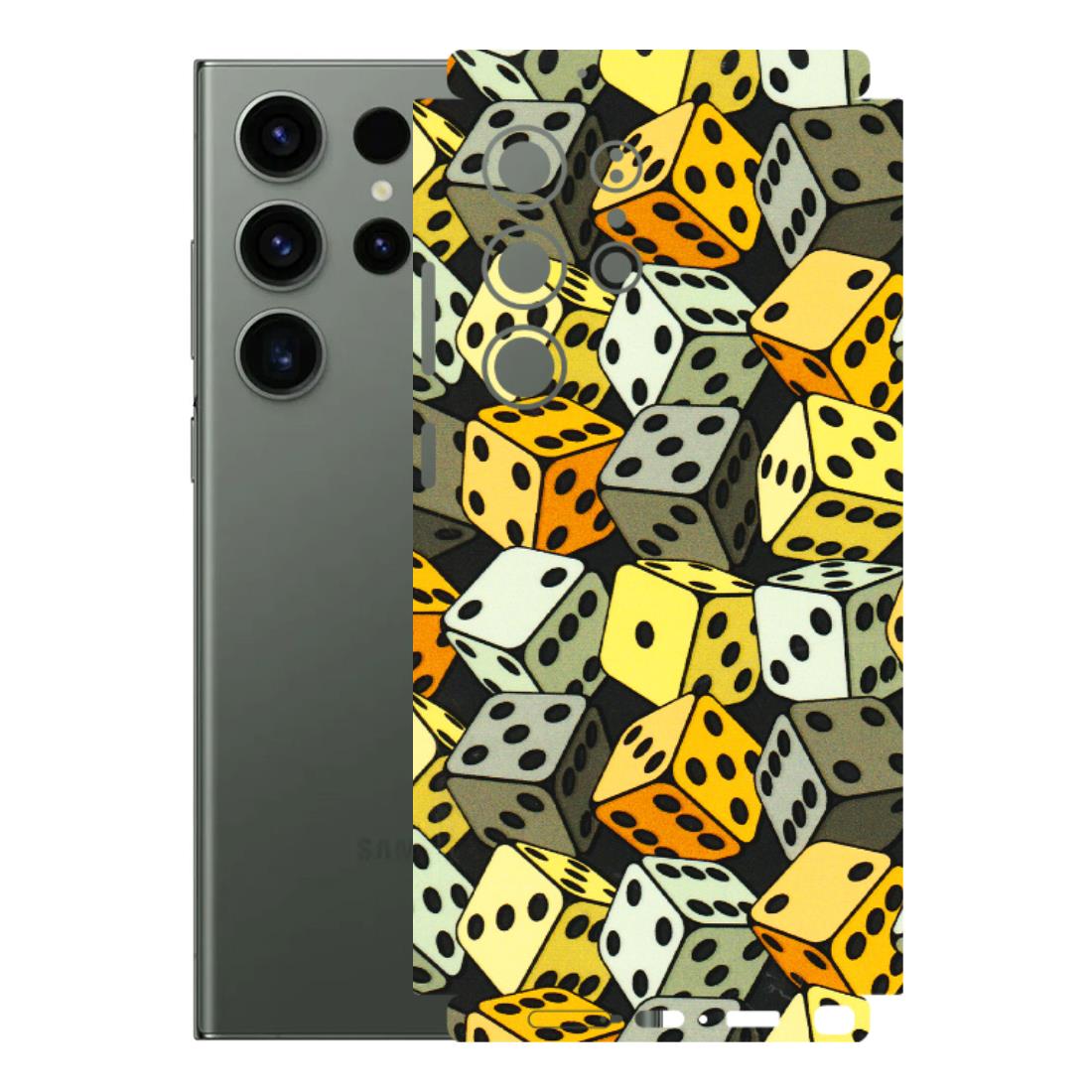 Samsung A/S Series Phone Skins (All Models) - Dices Of Life - 3D Embossed Finish (L-04) Samsung Galaxy S23 Ultra (5G)