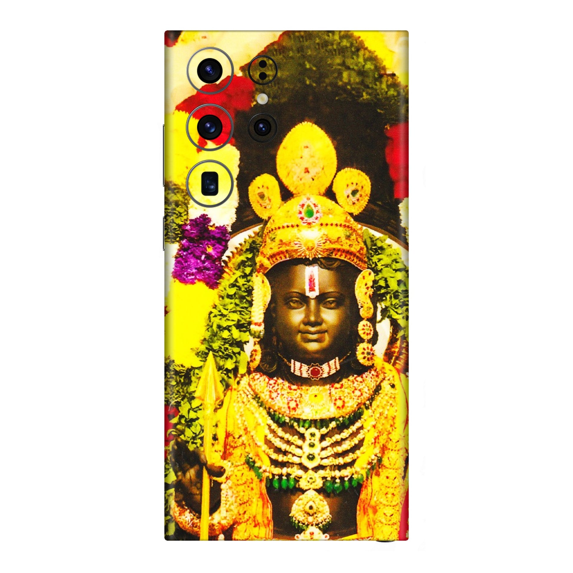 Samsung A/S Series Phone Skins (All Models) - Ram Lalla Ayodhya - 3D Embossed Finish (L-103) Samsung Galaxy S23 Ultra (5G)