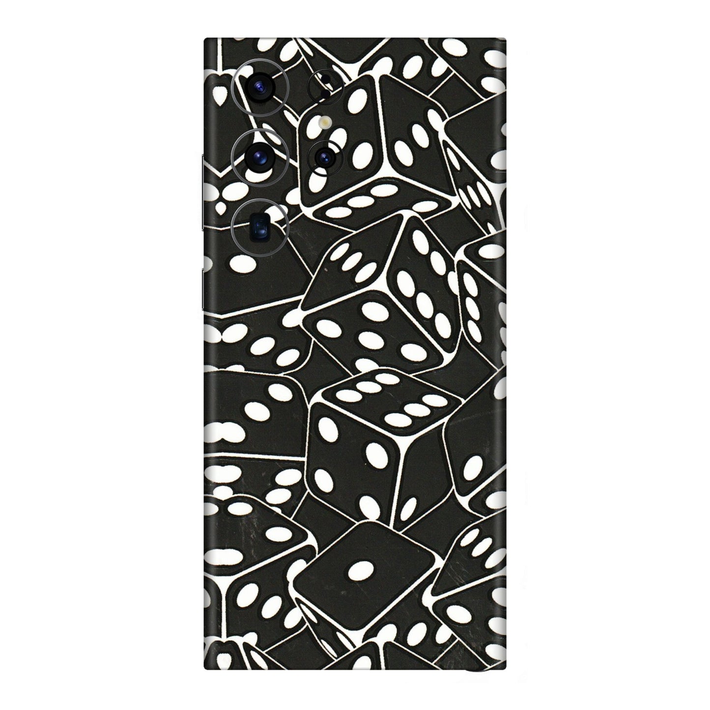 Samsung A/S Series Phone Skins (All Models) - Big Black Dices - 3D Embossed Finish (L-106) Samsung Galaxy S23 Ultra (5G)