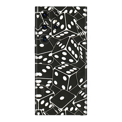Samsung A/S Series Phone Skins (All Models) - Big Black Dices - 3D Embossed Finish (L-106) Samsung Galaxy S23 Ultra (5G)