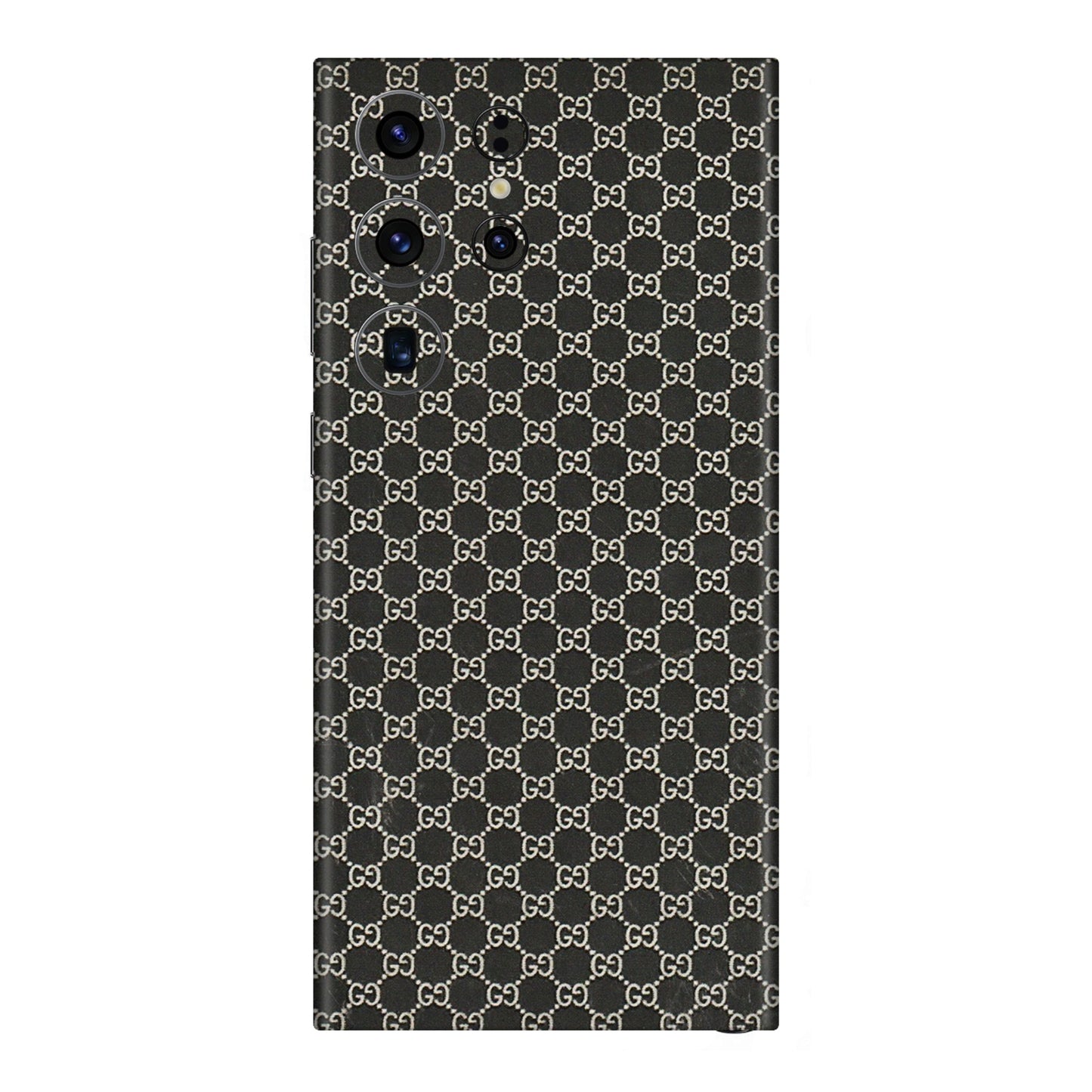 Samsung A/S Series Phone Skins (All Models) - Black G Print - 3D Embossed Finish (L-109) Samsung Galaxy S23 Ultra (5G)