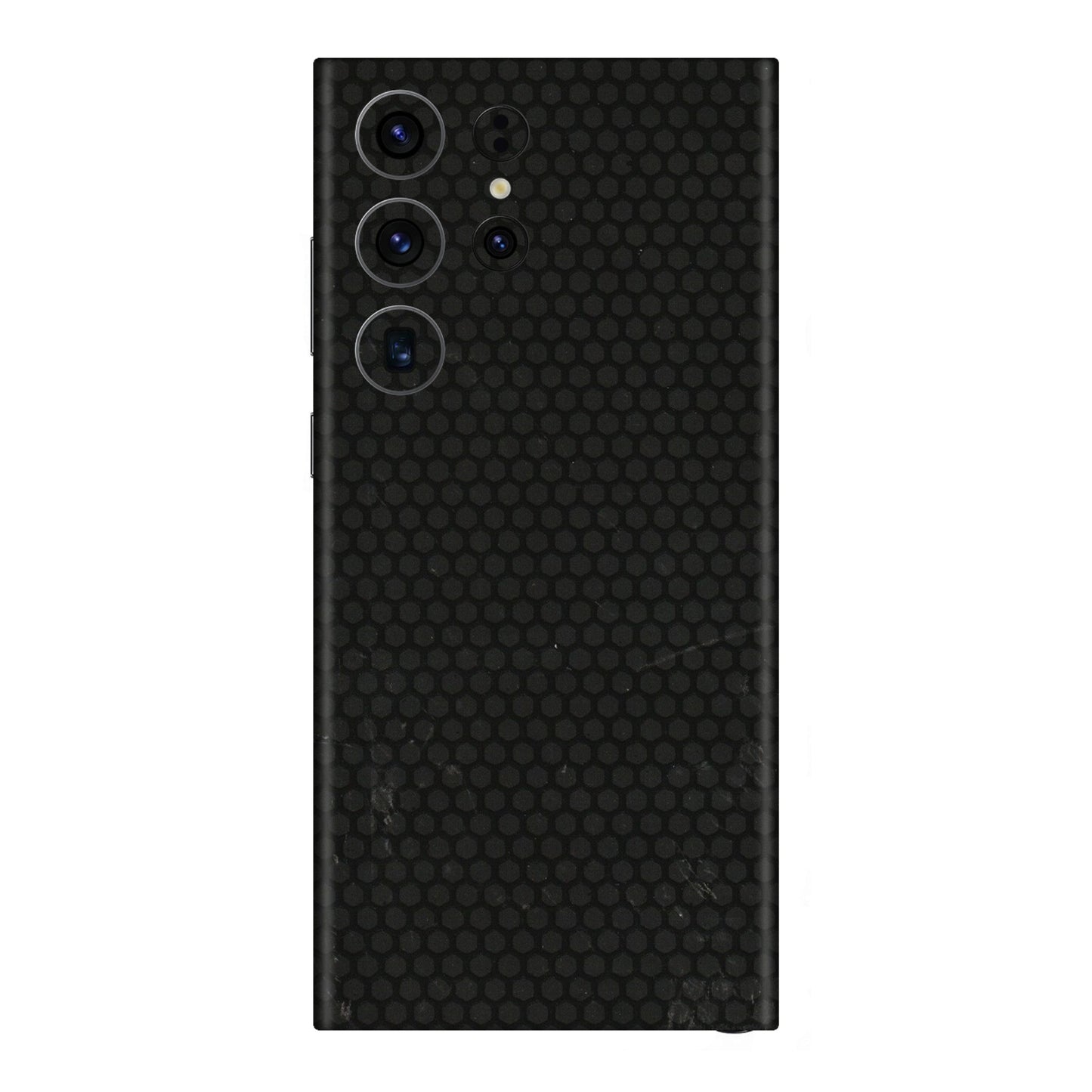 Samsung A/S Series Phone Skins (All Models) - Black honeycomb - 3D Embossed Finish (L-114) Samsung Galaxy S23 Ultra (5G)