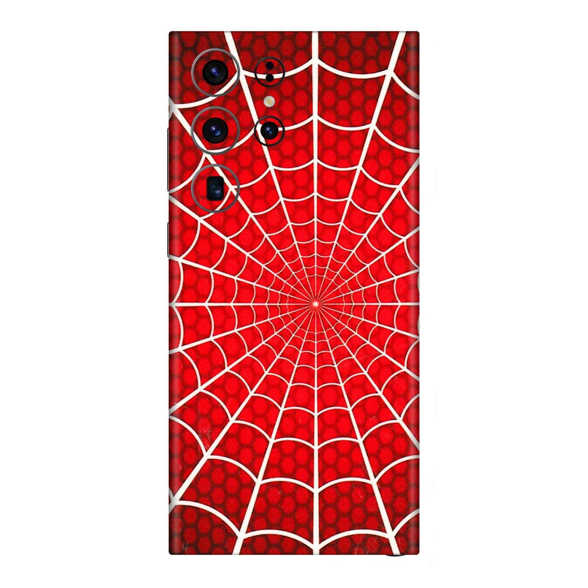 Samsung A/S Series Phone Skins (All Models) - Classic Spidey Web - 3D Embossed Finish (L-115) Samsung Galaxy S23 Ultra (5G)