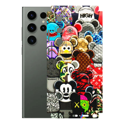 Samsung A/S Series Phone Skins (All Models) - More Mickey Mouses - 3D Embossed Finish (L-118) Samsung Galaxy S23 Ultra (5G)
