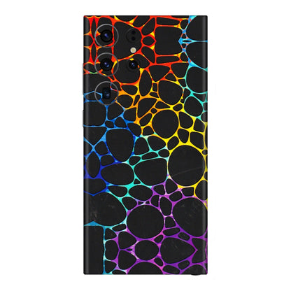 Samsung A/S Series Phone Skins (All Models) - Abstract Art MultiColour - 3D Embossed Finish (L-133) Samsung Galaxy S23 Ultra (5G)