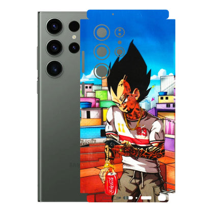 Samsung A/S Series Phone Skins (All Models) - Vegeta - 3D Embossed Finish (L-136) Samsung Galaxy S23 Ultra (5G)