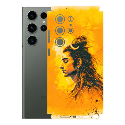 Samsung A/S Series Phone Skins (All Models) - Shiv Shakti - 3D Embossed Finish (L-14) Samsung Galaxy S23 Ultra (5G)