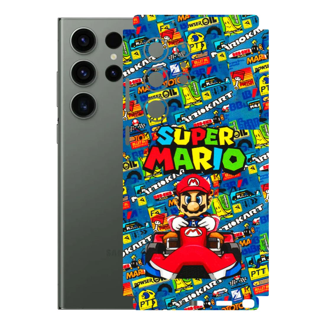 Samsung A/S Series Phone Skins (All Models) - Super Mario Kart - 3D Embossed Finish (L-140) Samsung Galaxy S23 Ultra (5G)