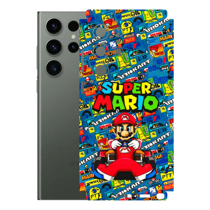 Samsung A/S Series Phone Skins (All Models) - Super Mario Kart - 3D Embossed Finish (L-140) Samsung Galaxy S23 Ultra (5G)