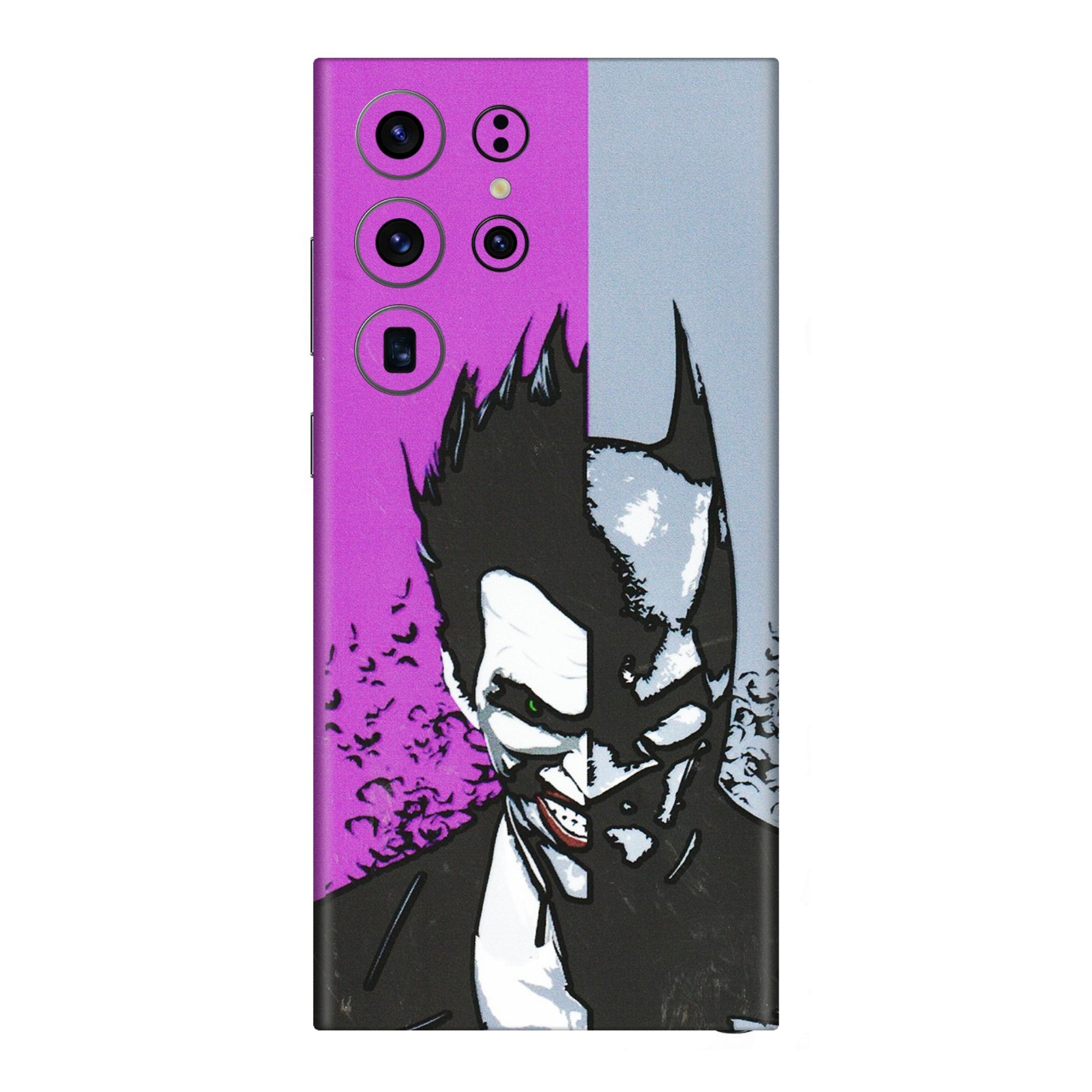 Samsung A/S Series Phone Skins (All Models) - Batman & Joker - 3D Embossed Finish (L-143) Samsung Galaxy S23 Ultra (5G)