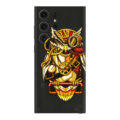 Samsung A/S Series Phone Skins (All Models) - Classy Smart Owl - 3D Embossed Finish (L-144) Samsung Galaxy S23 Ultra (5G)