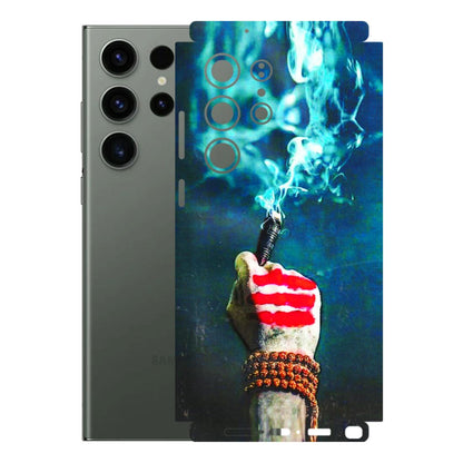 Samsung A/S Series Phone Skins (All Models) - Mahadev Bhakt - 3D Embossed Finish (L-146) Samsung Galaxy S23 Ultra (5G)