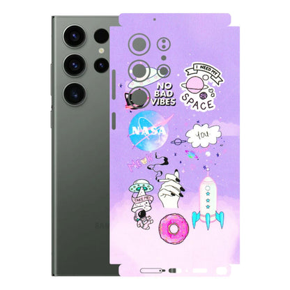 Samsung A/S Series Phone Skins (All Models) - I Need My Nasa Skin - 3D Embossed Finish (L-149) Samsung Galaxy S23 Ultra (5G)
