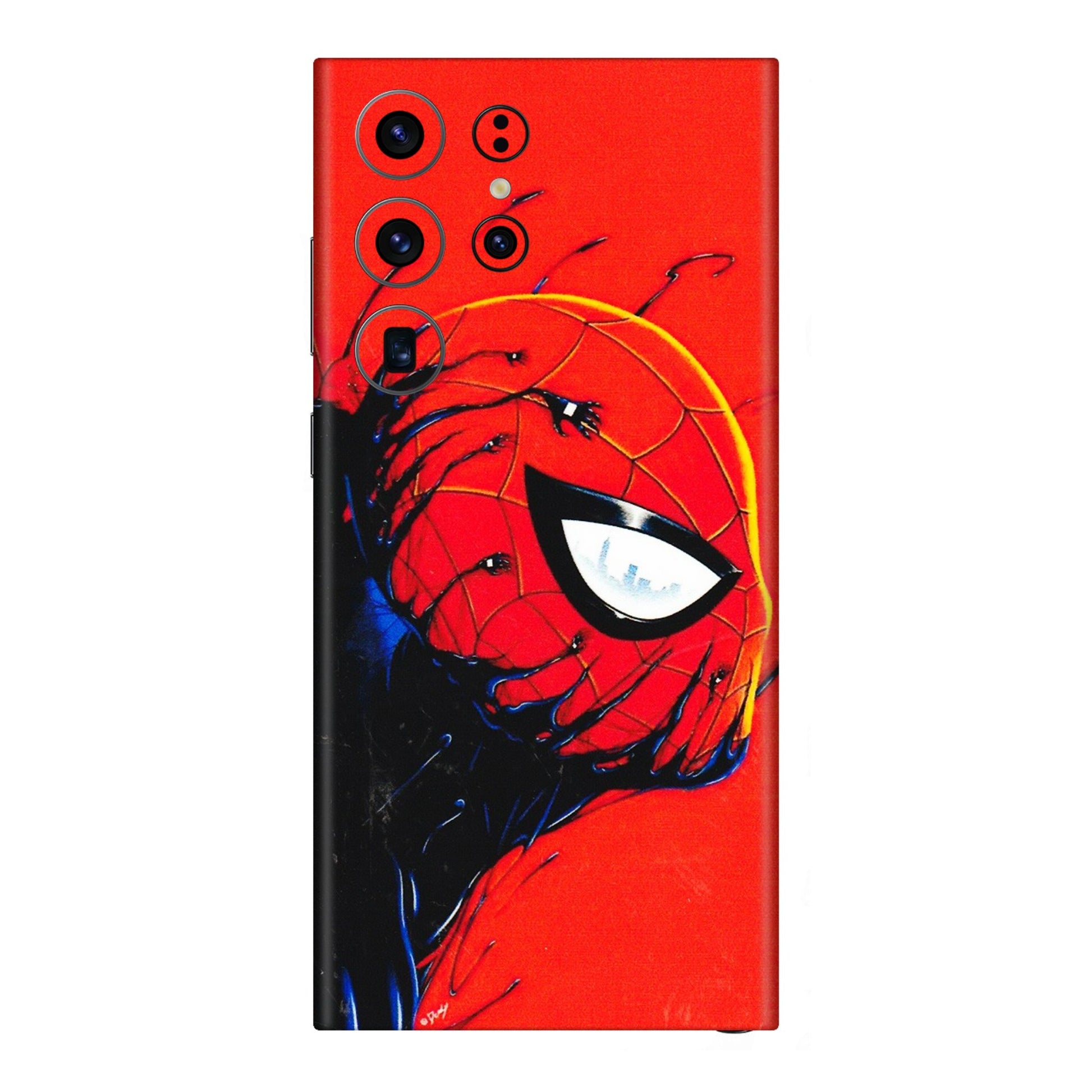 Samsung A/S Series Phone Skins (All Models) - Spiderman Face Venom - 3D Embossed Finish (L-165) Samsung Galaxy S23 Ultra (5G)