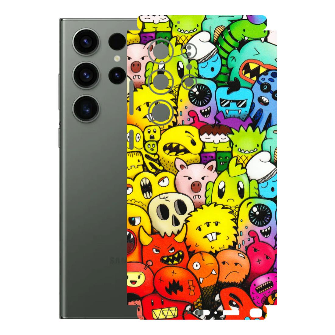 Samsung A/S Series Phone Skins (All Models) - Angry Funkies - 3D Embossed Finish (L-169) Samsung Galaxy S23 Ultra (5G)