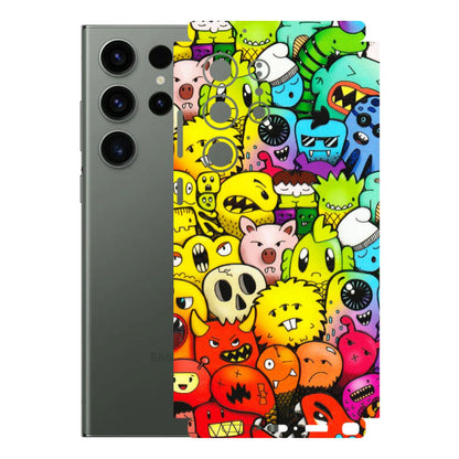 Samsung A/S Series Phone Skins (All Models) - Angry Funkies - 3D Embossed Finish (L-169) Samsung Galaxy S23 Ultra (5G)