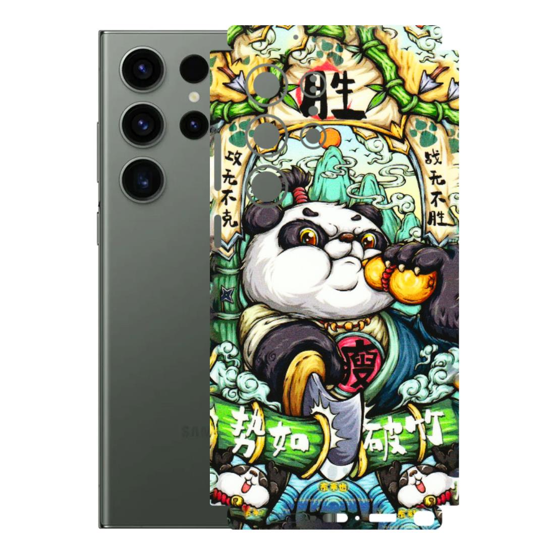 Samsung A/S Series Phone Skins (All Models) - Royal Rich Panda - 3D Embossed Finish (L-170) Samsung Galaxy S23 Ultra (5G)