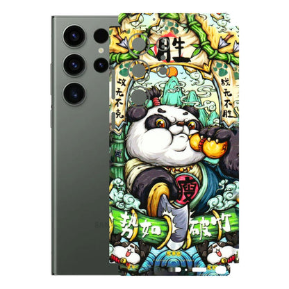 Samsung A/S Series Phone Skins (All Models) - Royal Rich Panda - 3D Embossed Finish (L-170) Samsung Galaxy S23 Ultra (5G)