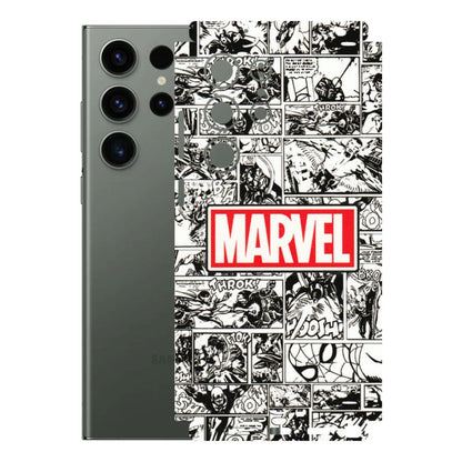 Samsung A/S Series Phone Skins (All Models) - Marvel Comic - 3D Embossed Finish (L-171) Samsung Galaxy S23 Ultra (5G)