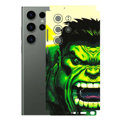 Samsung A/S Series Phone Skins (All Models) - Hulk - 3D Embossed Finish (L-180) Samsung Galaxy S23 Ultra (5G)