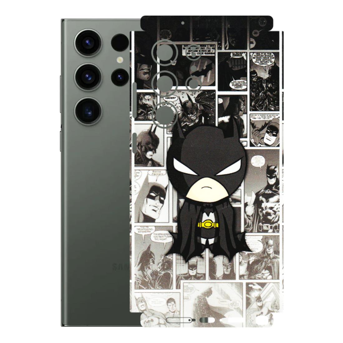 Samsung A/S Series Phone Skins (All Models) - Toon Batman - 3D Embossed Finish (L-182) Samsung Galaxy S23 Ultra (5G)