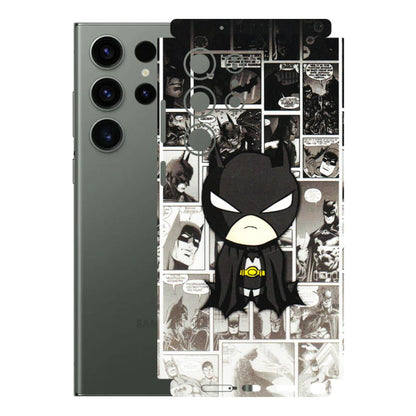 Samsung A/S Series Phone Skins (All Models) - Toon Batman - 3D Embossed Finish (L-182) Samsung Galaxy S23 Ultra (5G)