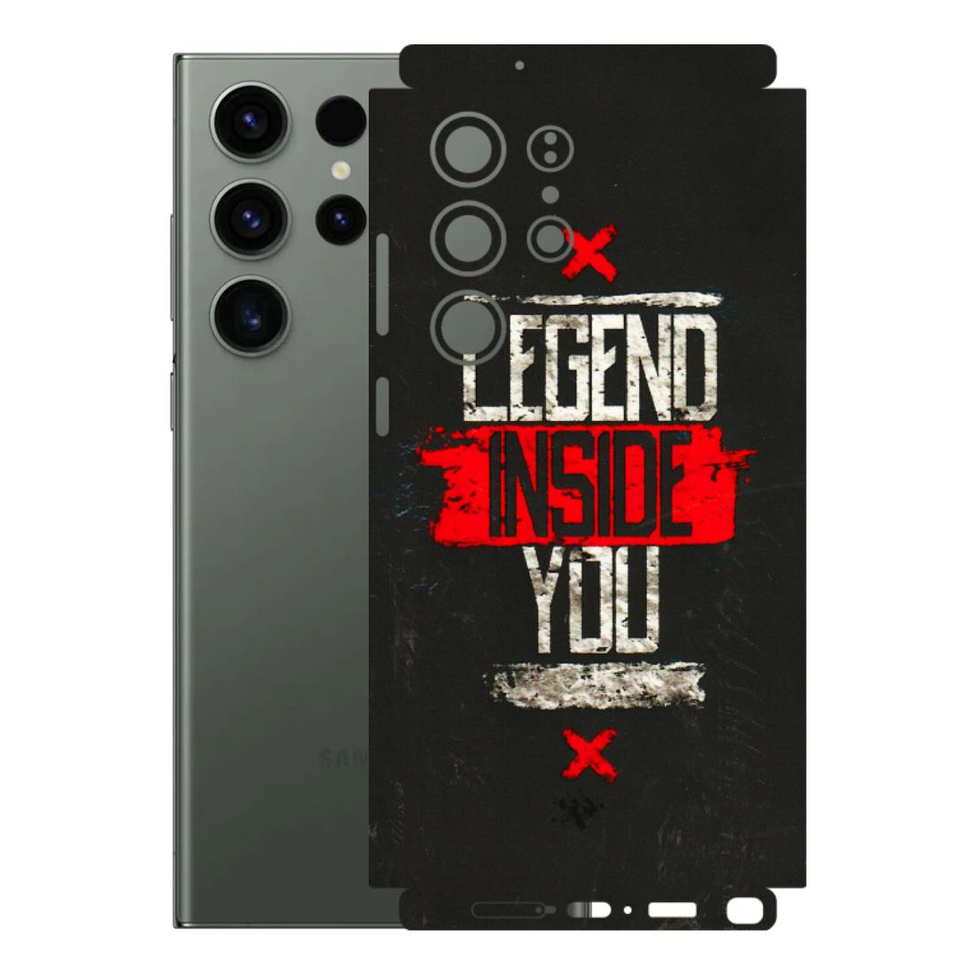 Samsung A/S Series Phone Skins (All Models) - Legend Inside You - 3D Embossed Finish (L-186) Samsung Galaxy S23 Ultra (5G)