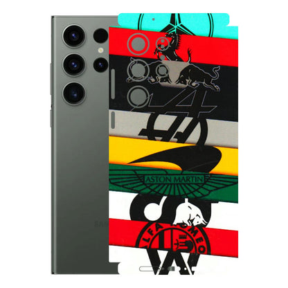 Samsung A/S Series Phone Skins (All Models) - Multi Designer Brands - 3D Embossed Finish (L-187) Samsung Galaxy S23 Ultra (5G)