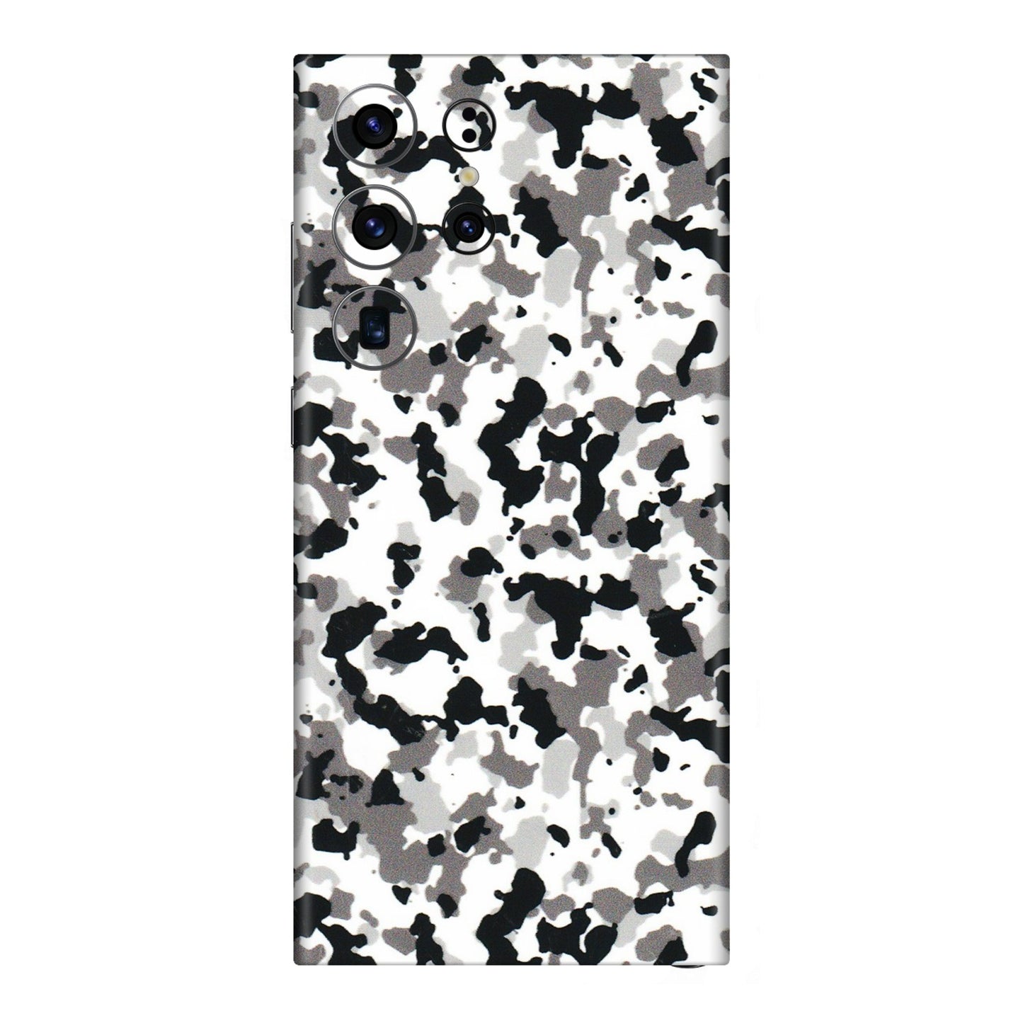 Samsung A/S Series Phone Skins (All Models) - White Black Camouflage - 3D Embossed Finish (L-18) Samsung Galaxy S23 Ultra (5G)