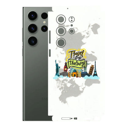 Samsung A/S Series Phone Skins (All Models) - Travel Therapy - 3D Embossed Finish (L-199) Samsung Galaxy S23 Ultra (5G)