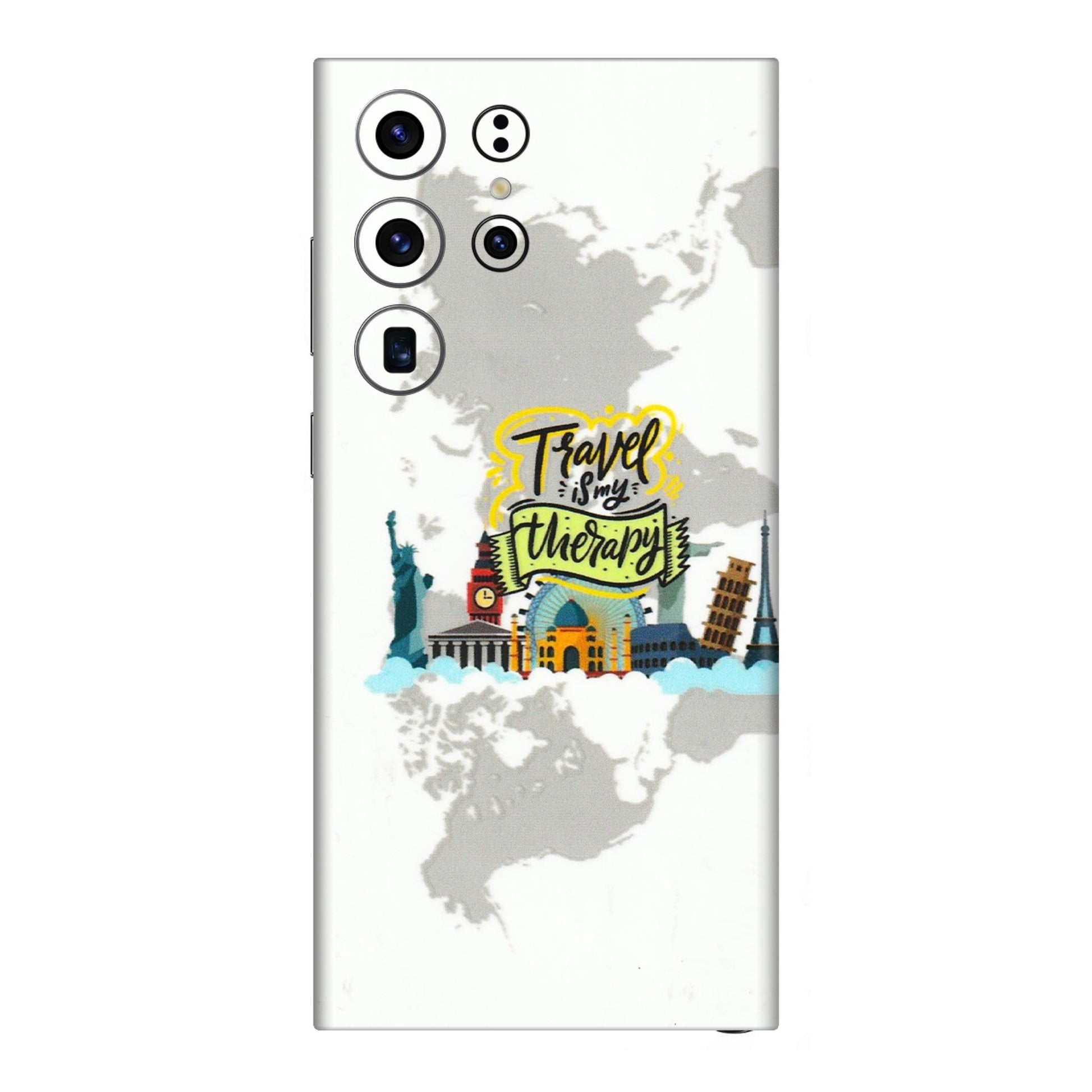 Samsung A/S Series Phone Skins (All Models) - Travel Therapy - 3D Embossed Finish (L-199) Samsung Galaxy S23 Ultra (5G)